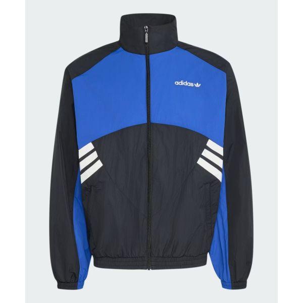 adidas Originals Мюнхен 93 Цветные блоки Полоски Свободный крой Спортивная куртка на молнии с длинным рукавом Мужские куртки KR7281