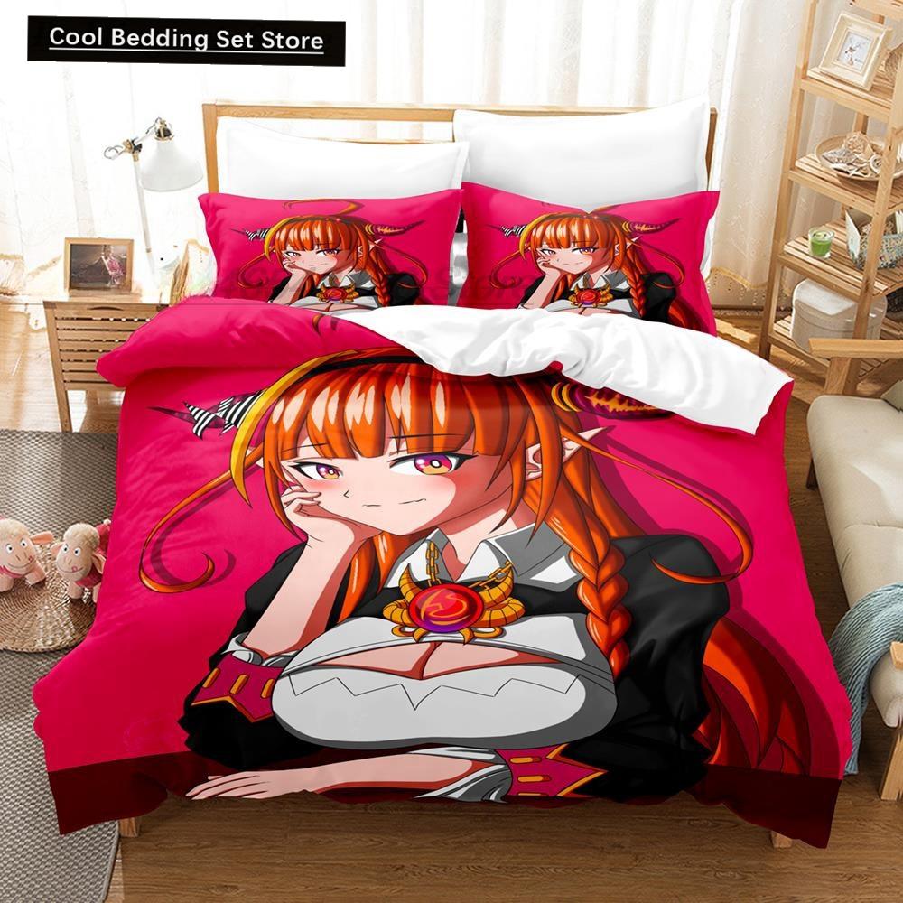 3D-печать аниме Kawaii Girls Kiryuu Coco Комплект постельного белья Single Twin Full Queen King Size Комплект постельного белья для подростковой спальни