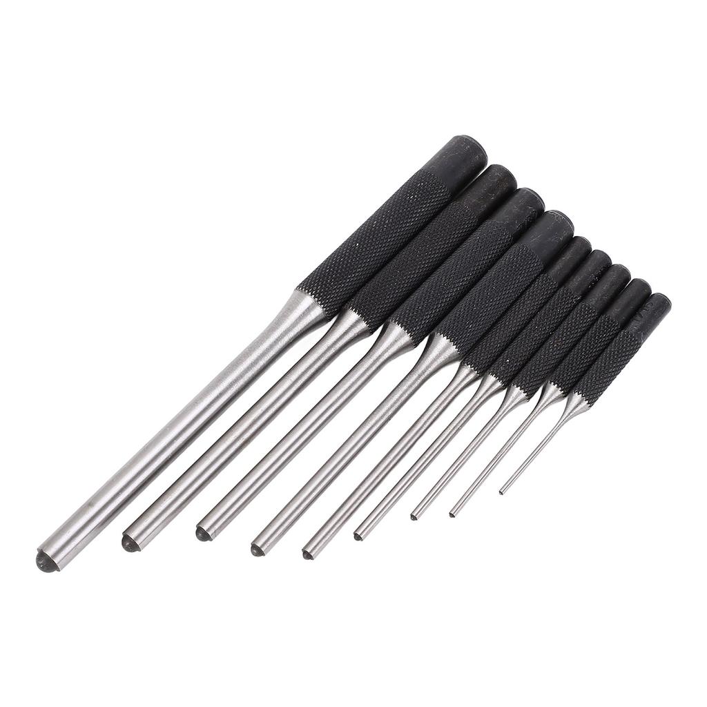Набор из 9 шт. пробойников Roll Pin Punch от 116 до 516 дюймов из быстрорежущей стали для автомобильных часов