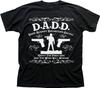 DADD Отцы против свиданий дочерей смешная черная футболка для отца 9599