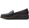 Женские слипоны Clarks Sharon gracie black, dark brown