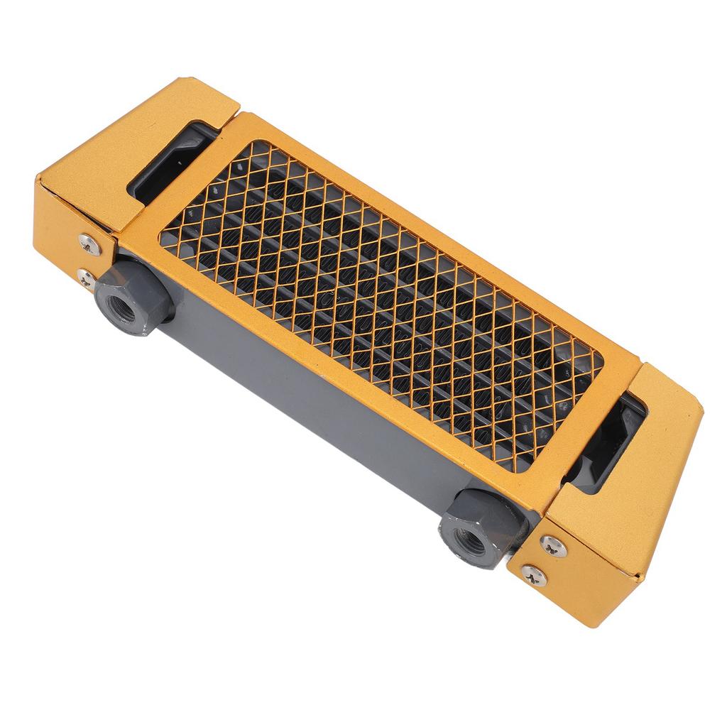 Motorcycle Oil Cooler Aluminium Effective Engine Oil Cooling Radiator for 50cc to 250cc Motorcycle Dirt Bike ATV