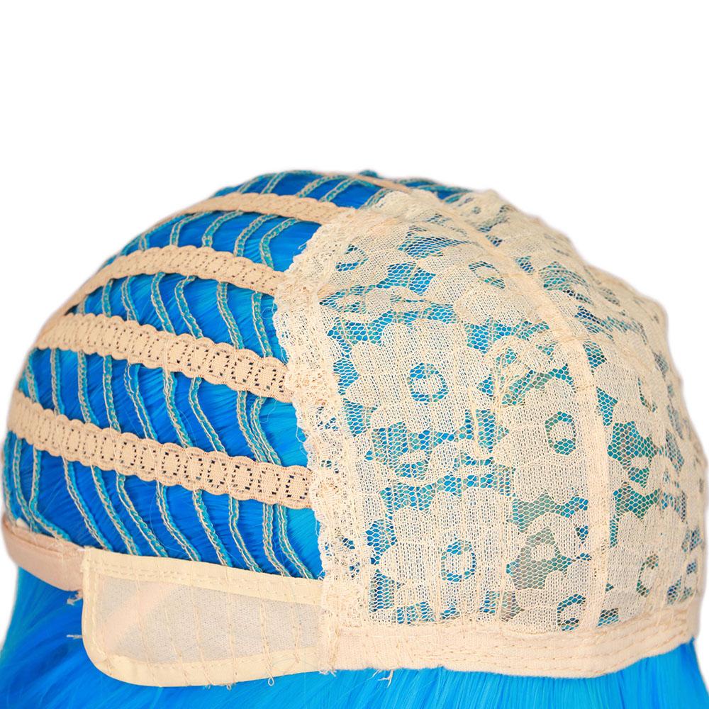 Профессиональный парик для косплея LOL Jinx, 120 см/46,8 дюйма, синие длинные синие косы, термостойкие синтетические парики для женщин и девочек, вечерние косплей