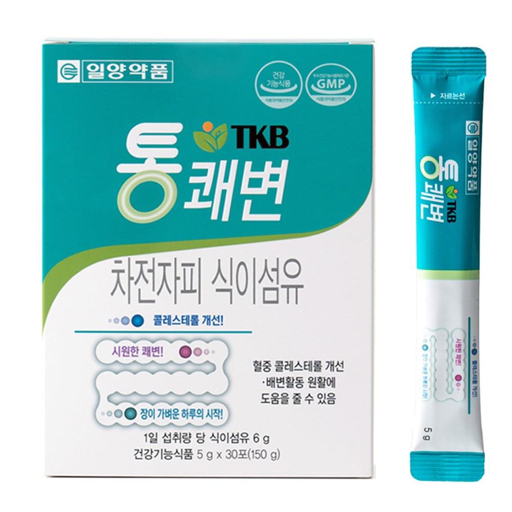 Ilyang Pharmaceutical Шелуха подорожника TKB Добавка для освежения стула, улучшения холестерина, диетическая | 30 пакетиков 150 г