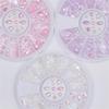 3D Flat Shaped Elongated DIY Tips Glass Stone Manicure Decor Nail Art Rhinestone