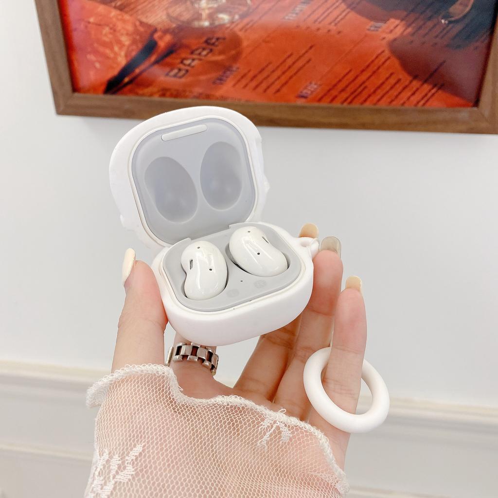 Силиконовый чехол для наушников с милым мультяшным Lucky Cat для Samsung Galaxy Buds 2 Pro Live, чехол для Galaxy Buds2 Pro, полная защита с ремешком