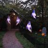 Halloween Ghost Windsocks Decorations with LED Light, Outdoor, Hanging Ghost Windsocks for Trees, Yard, Halloween Decor Supplies
