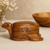 Wooden Puzzle Box Tortoise Secret Compartment