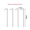 Outdoor Camping Tent Stakes: Semi-Circular Arc Iron Ground Nails for Grass