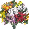 30cm Artificial Purple Butterfly Orchid Flower Bouquet Party Garden Supplies Green Plants Room Decor Table Wedding Decoration