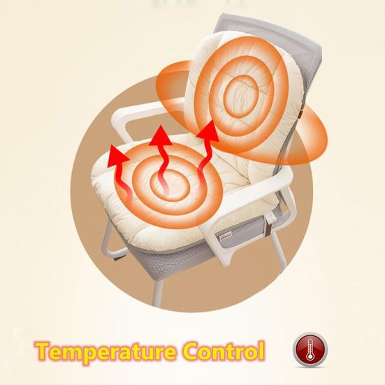 Heated Mat USB Rechargeable Thick Plush Fast Heating Detachable Washable with PP Cotton Filling Office