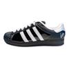 adidas Оригинальные SUPERSTAR Устойчивые к истиранию Низкие Скейтбордические Кроссовки Мужские Черные IH1312