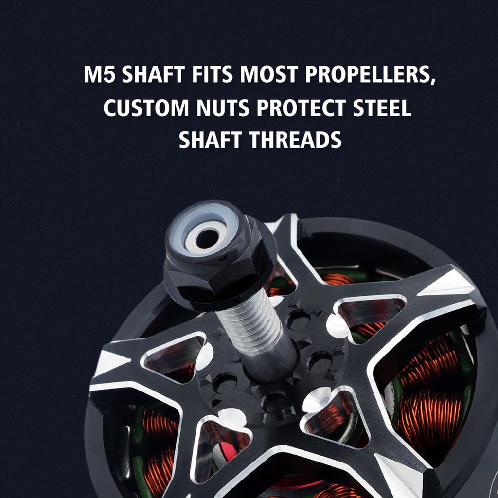 Brushless Motor, Metal Aircraft Motor Kit for Remote Control FPV Racing Long Range Quadcopter