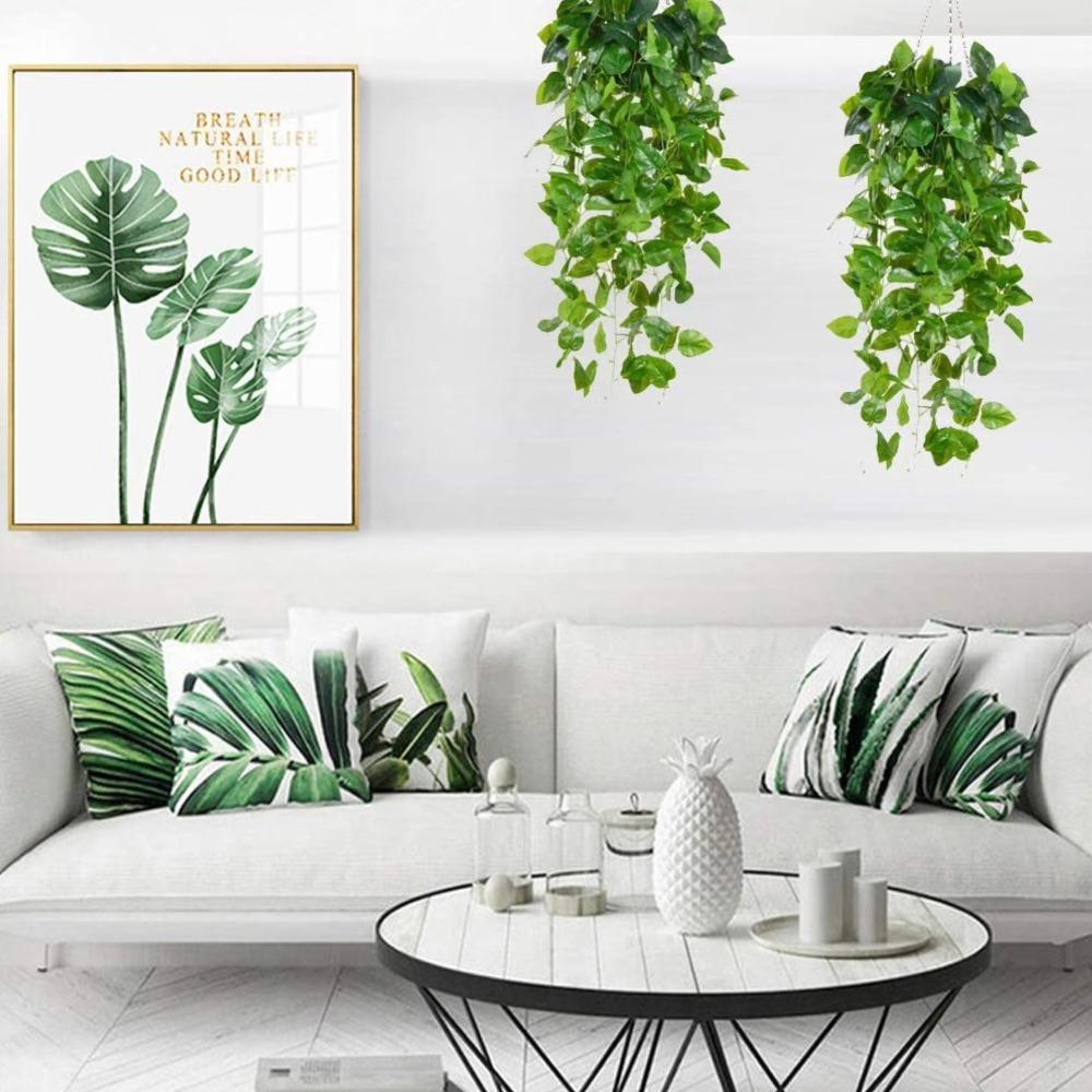 Искусственный Плющ Искусственное Растение Лиана 100см Декор для Дома Сада Рождественский Декор