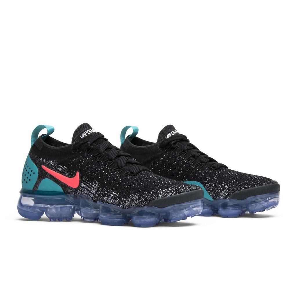 Nike Womens Air VaporMax 2 'Hot Punch' (women's sizes) Black / Hot Punch Running Shoes 942843 003
