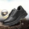 Обувь для страхования труда Небьющаяся и непрокалывающая кожа из микрофибры Нескользящая и износостойкая защитная рабочая обувь