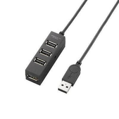 USB-концентратор ELECOM для телевизоров (Набор 2) 4-портовый 2.0 U2H-TV003SBK
