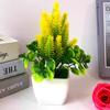 1шт искусственный цветок трава в горшке бонсай гостиная офис сад стол декор