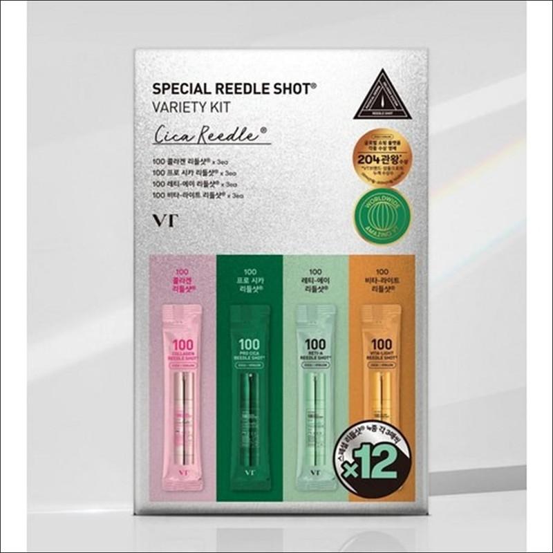 VT COSMETICS Riddle Shot 100 50 мл + Специальный набор Riddle Shot Ассорти 4 вида x 3 шт., 1 набор