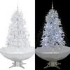 Day and Night - Day and Night Christmas Tree with Snow with White Umbrella Base 170 Cm
