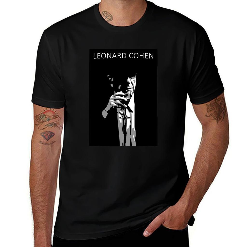 Leonard Cohen - Tribute T-Shirt man graphic t shirt man t shirt graphic man t shirt cotton high quality T-Shirt