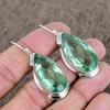 Tsavorite Gemstone Handmade 925 Sterling Silver Jewelry Earring 2.09" KKG-624