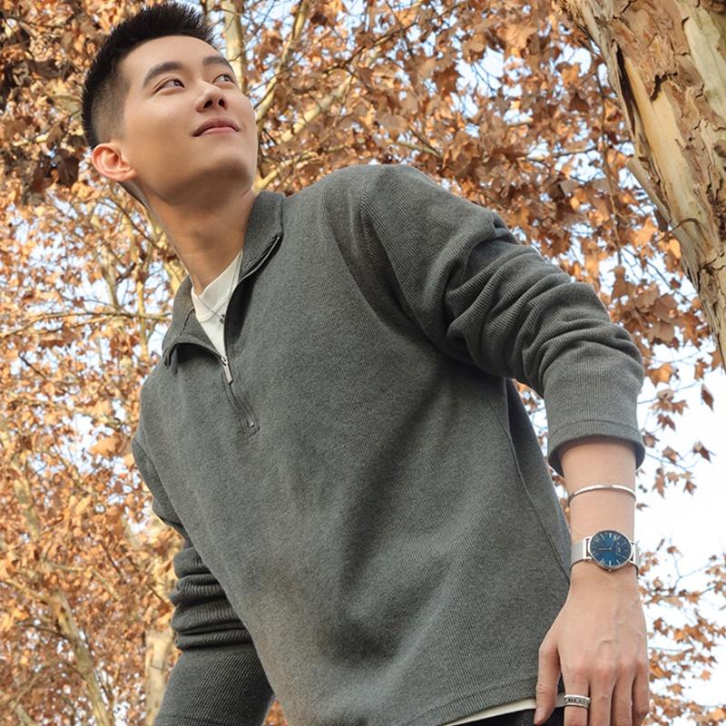 DANIEL WELLINGTON Европейские и американские часы Мужские часы Кварцевый механизм Нержавеющая сталь Браслет из нержавеющей стали 40 мм Черный циферблат Мужские DW00100629
