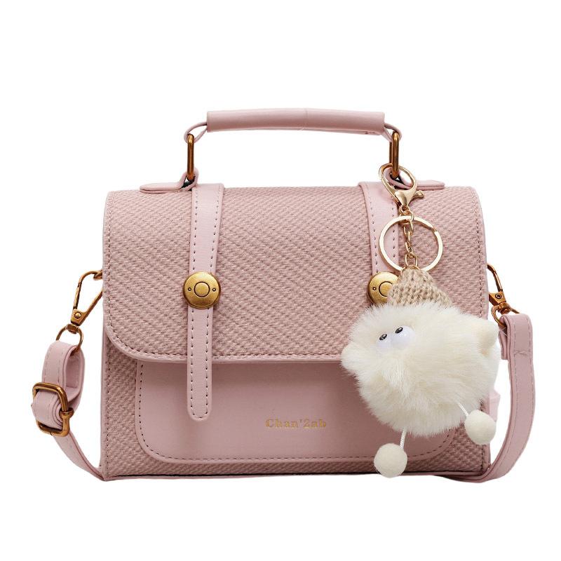 Премиальная сумка-мессенджер маленькая квадратная женская 2025 лето новая корейская версия простая повседневная портативная дорожная на плечо женская сумка