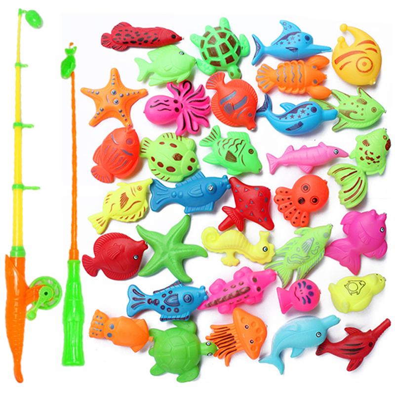 Магнитный набор для рыбалки Аксессуары для бассейна Милый мультяшный Вечеринка Сбор отдыха и развлечений Реквизит Летний уличный спорт TMZ