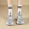 Augustine Silver Dad Shoes Women's Spring 2025 New Mesh Muffin Platform Sports Running Shoes Casual Shoes