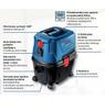GAS 15 PS Industrial Vacuum Cleaner 1100W Black/Blue