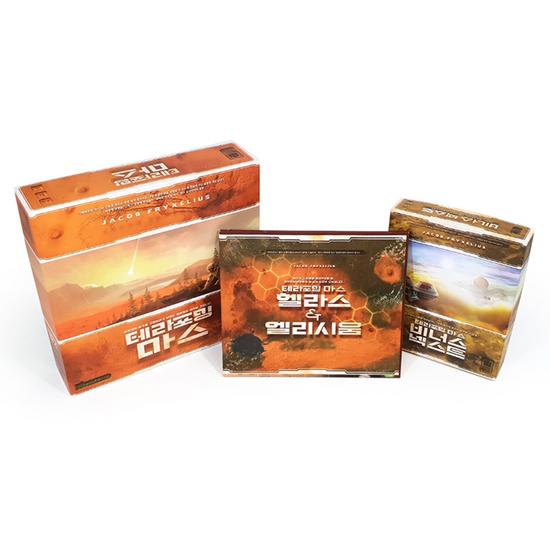 Terraforming Mars Expansion Hellas and Elysium, популярная корейская игра