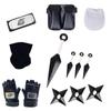 Available: Kakashi Mask, Naruto Kunai & Shuriken, Konoha Headband Set