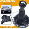 Для Citroen C4 MK1 2004 2005 2006 2007 2008 Высококачественная 5-ступенчатая ручка переключения передач с кожаным чехлом-воротником Case Автомобильный стайлинг