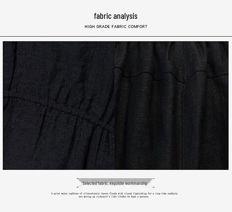 Летняя мода 2025 года: Мамин маленький повседневный комплект из хлопка и льна