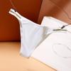 Women Sexy Stitching G-string Soft Satin Panties Beach Bikini Ladies Underwear EMA