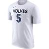 X NBA Minnesota Timberwolves Logo Letter Crew Neck Short Sleeve T-Shirt Men Tops DR6387-107