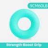 Кольцо для тренировки силы захвата 9 см, противоскользящее силиконовое кольцо для тренировки пальцев предплечья, усилитель для рук, инструменты для тренировок, портативное оборудование для ручных упражнений