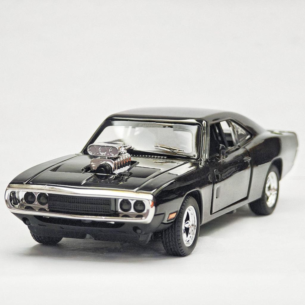 ABAB1 1:32 1970 Charger Classic Muscle Sports Car Simulation Alloy Car Model Sound and Light Toys Hobby Collection Gifts