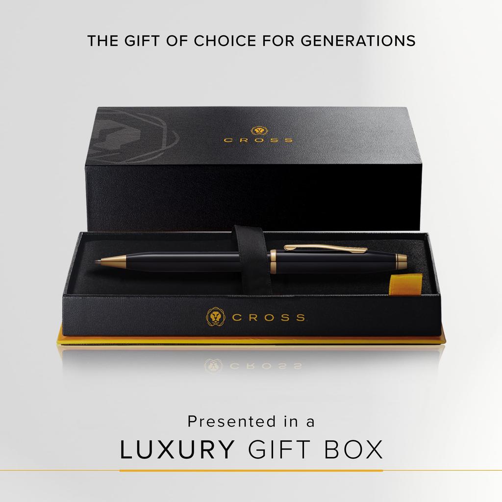 Cross Century II Black Ballpoint Premium Gift Medium Perfect Gift for or Other Special Occasions Pen, Boxed, Nib, Father's Day, Promotion,