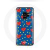 Case for Samsung Galaxy S9 Plus BTS Bangtan Boys BT21 TATA De V Blue Background