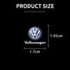 3D Metal Car Interior Dekoration Stickers Badges Car Styling For Volkswagen Tharu R Polo T5 GTI Tiguan Passat R-Line Golf Arteon