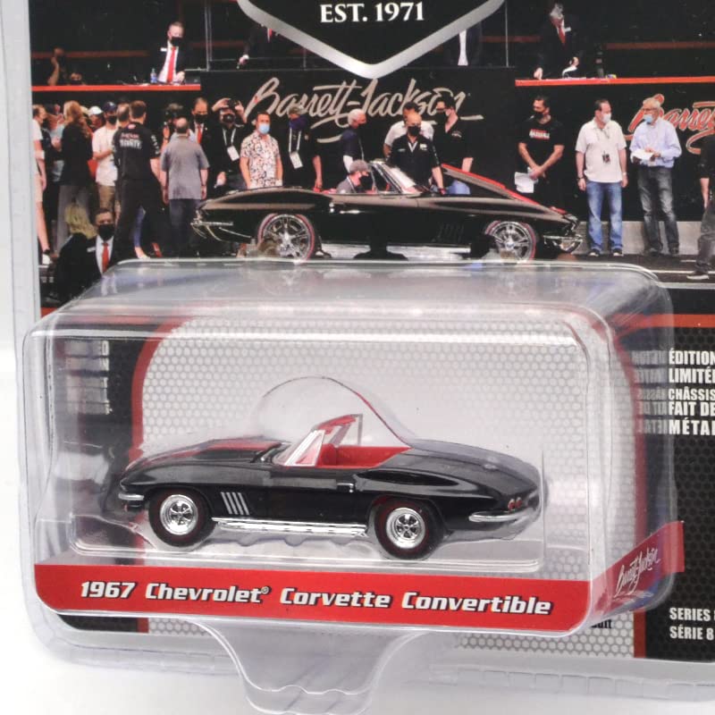 ЗЕЛЕНЫЙ СВЕТ 1:64SCALE BARRETT-JACKSON SERIES 8 "1967 CHEVROLET CORVETTE CONVERTIBLE" Greenlight 1:Масштаб 64 Серия Barrett-Jackson 8-1967 Chevrolet Corv