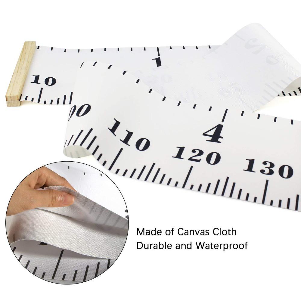 Ростомер детский настенный 2 м, съемный, ростовая линейка, мультяшный рисунок, ростомер