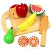 Artec Toys Wooden Toys Wooden Pretend Play Set Fruit Wrapping Bag Included 21720
