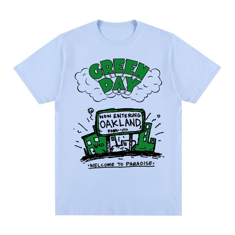 green day Vintage Tshirt Funny Cute Kawaii Clothing Graphic Y2k Aesthetic Cotton Men T shirt New Tee Tshirt Womens Tops