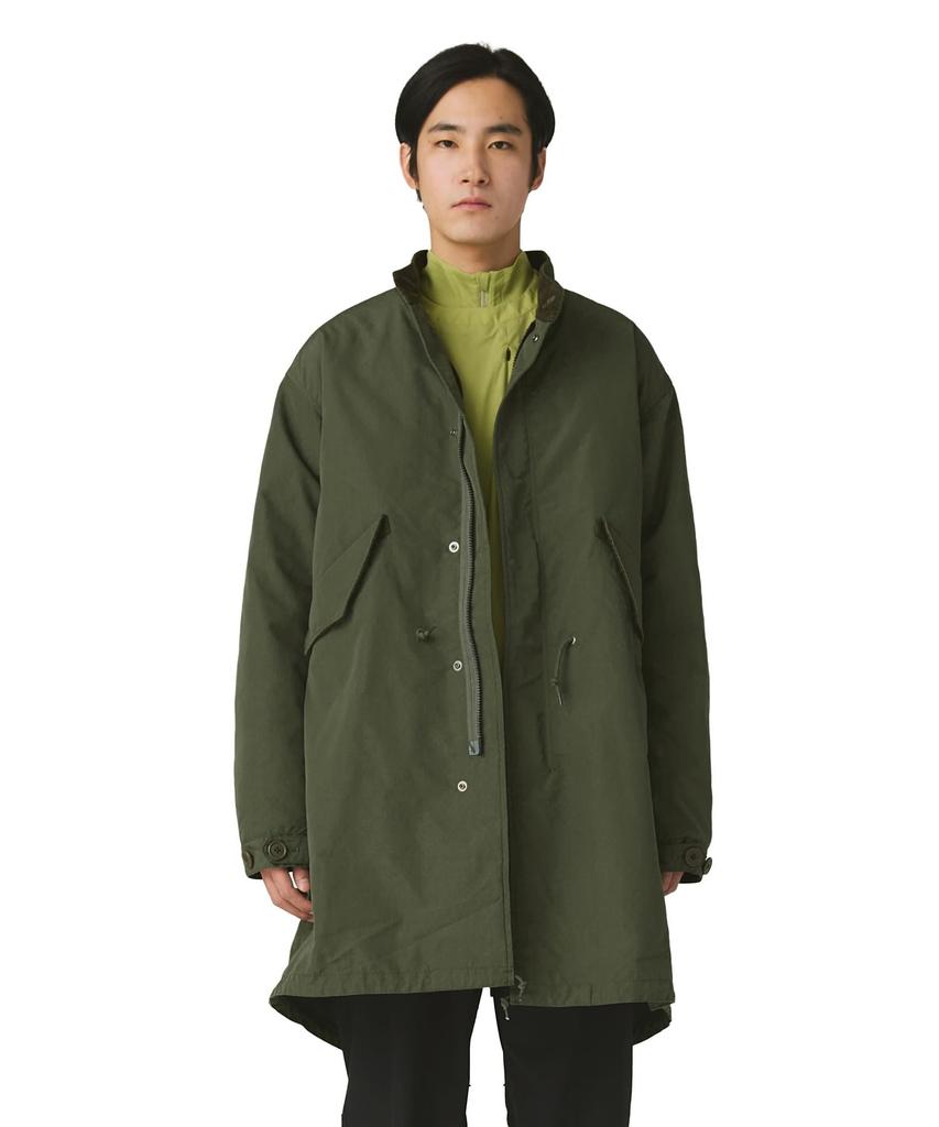 Snow Peak TAKIBI Ripstop Adjustable Fishtail Coat Outerwear XL JK-25AU016, Jacket/Overcoat, Men's/Women's, Olive,