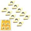 10 шт DCMT11T308-HM JT1225 CNC твердосплавные пластины резец токарный инструмент лезвие