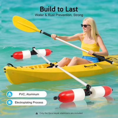 Система стабилизации для каяка, аутригеры, поплавки-стабилизаторы для каноэ и лодок, аксессуары для рыболовного каяка, регулируемые стабилизаторы для понтона