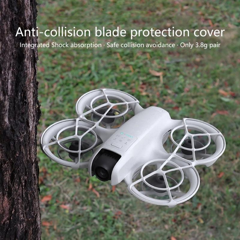 1 Set Propeller Protections Rings Safe UAV Flight Propeller Guard Easy Attachment Accessory for Quadcopter